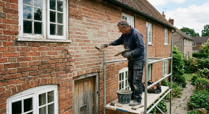 Brick Masonry Tuckpointing Service